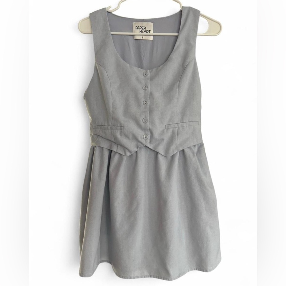 Womens Paper Heart Mini Dress Size Small